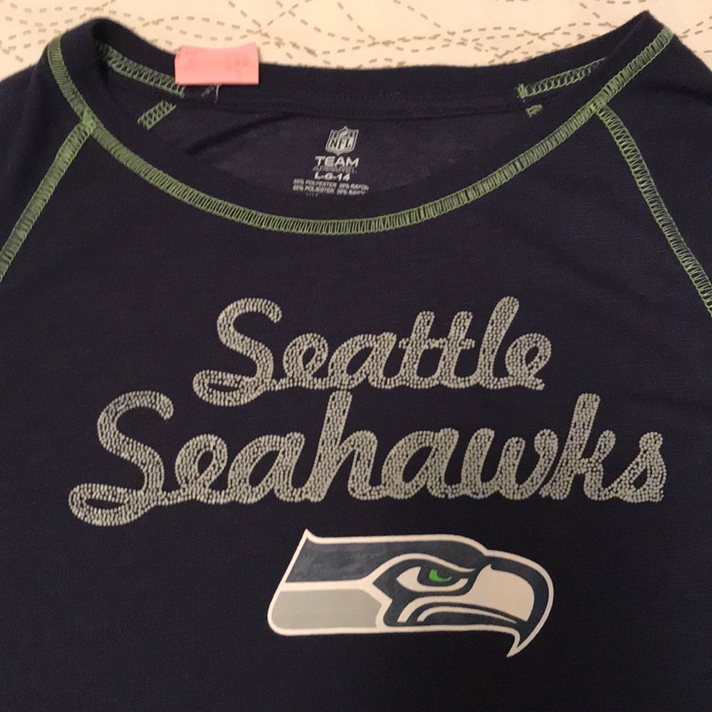 Seattle SeaHawks Girls Long Sleeve T-shirt